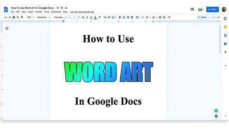 how to insert word art in google docs and explore the world of digital typography